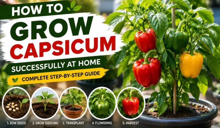 How to Grow Capsicum Successfully at Home: A Complete Step-by-Step Guide