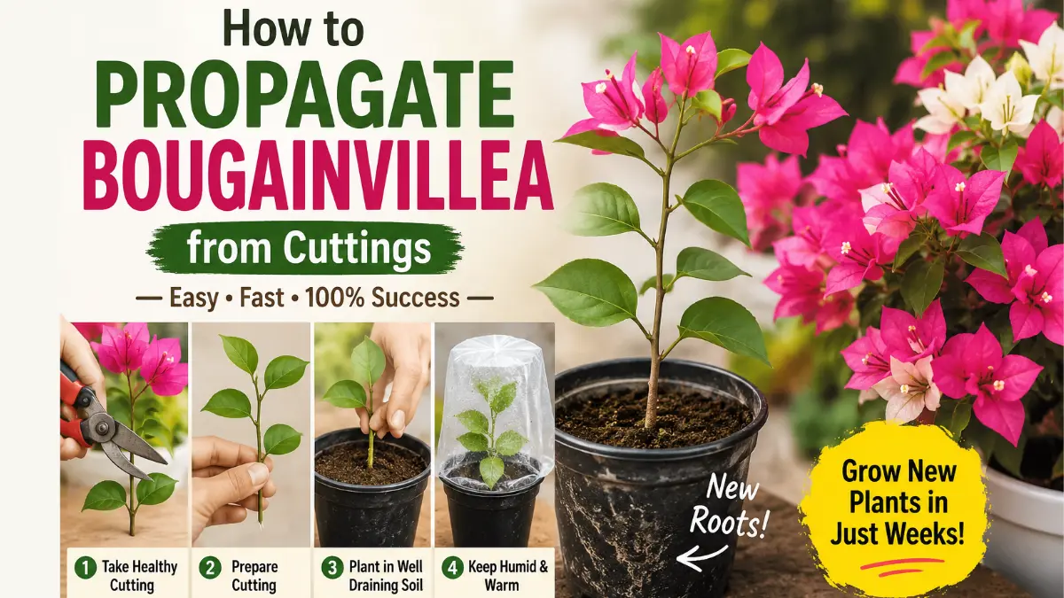 How to Propagate Bougainvillea from Cuttings: A Simple Step-by-Step Guide