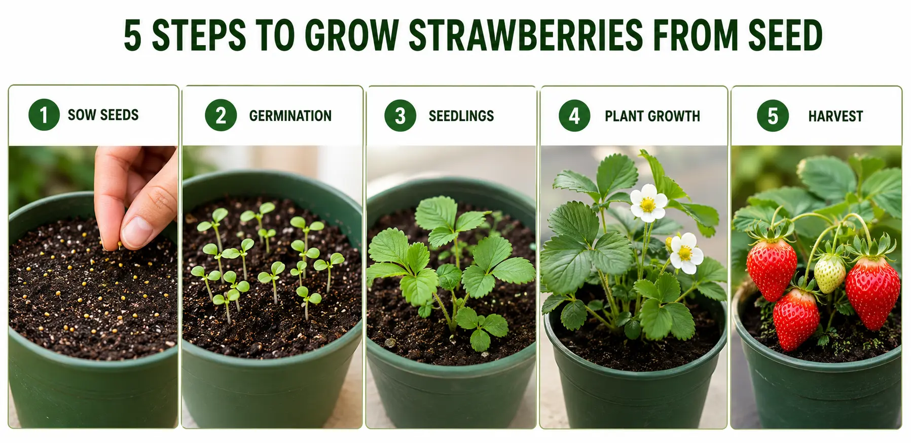 How to Grow Strawberries from Seed at Home: A Complete Beginner's Guide